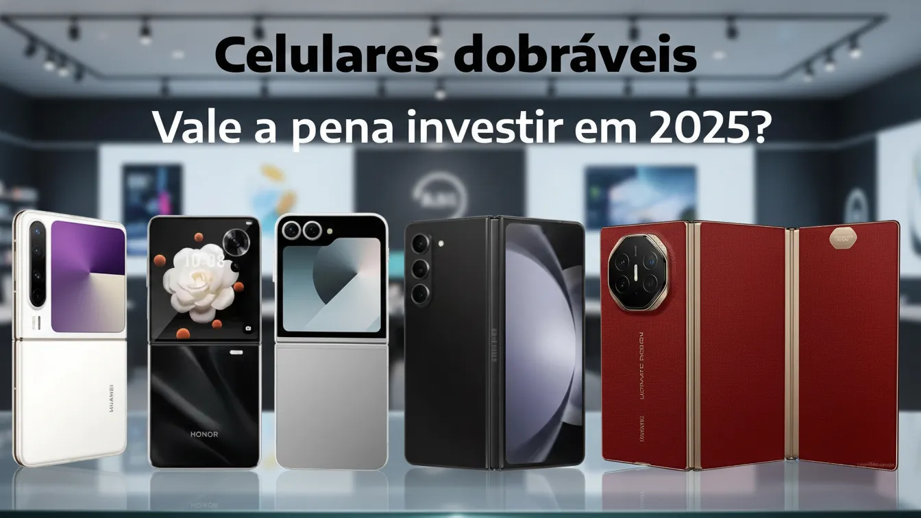 Celulares dobráveis em 2025 inovação ou apenas moda cara