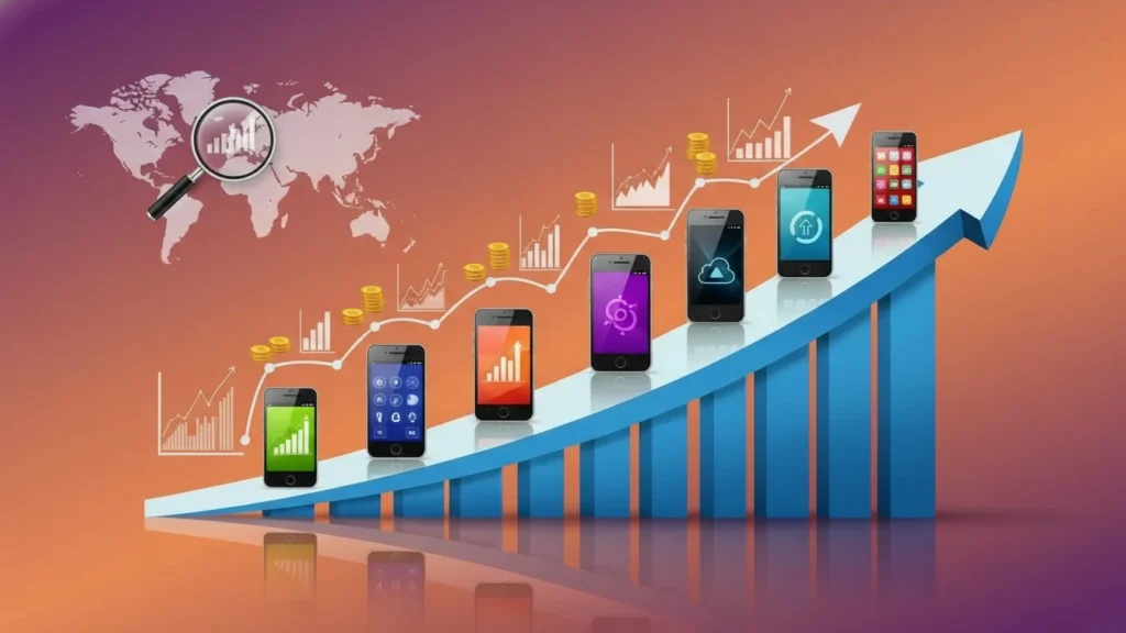 Mercado de smartphones cresce mesmo com crise